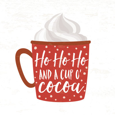 Hohoho Cocoa - Wrapped Canvas Print