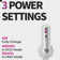 ROOMIE TEC Ricky Cordless Stick Vacuum Cleaner, 23 KPA Suction, Up to 43 Min Battery with LED lights