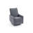 Short plush manual button armchair sofa