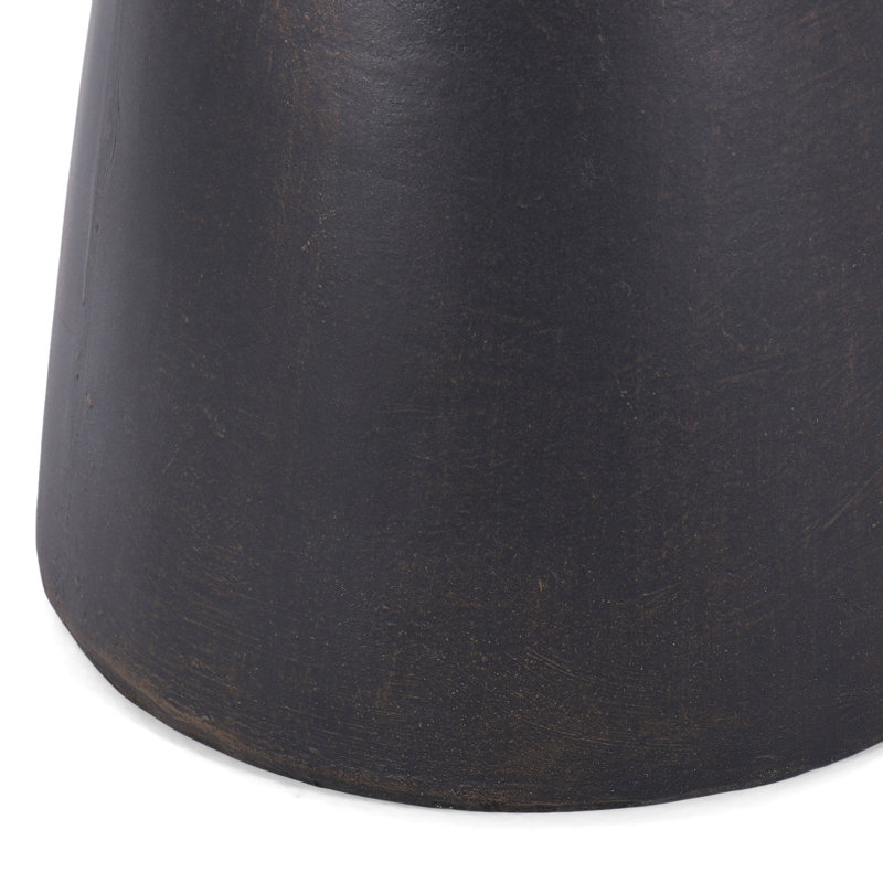 Table d'appoint d'extérieur en béton léger pour la maison