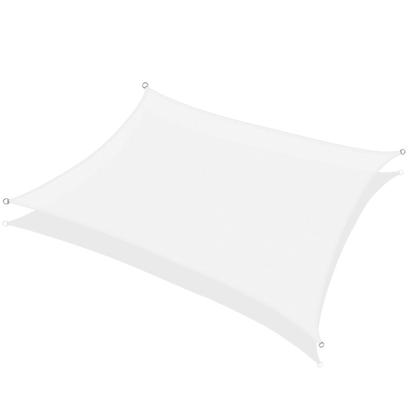 Voile d’ombrage rectangulaire 16' x 20' sun, blanc