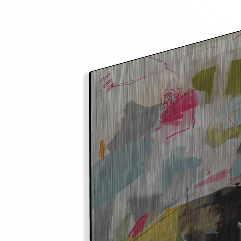 Mur de métal «The Buffalo Lost In The Park» par Design Fabrikken, H 12 po x l 12 po