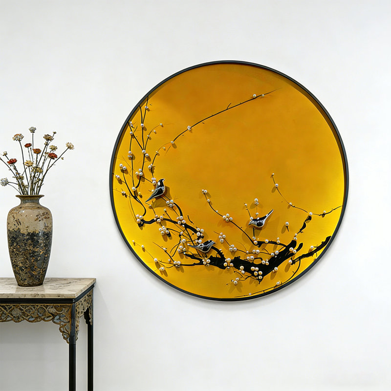 Exquisite Round Dimensional Wall Art
