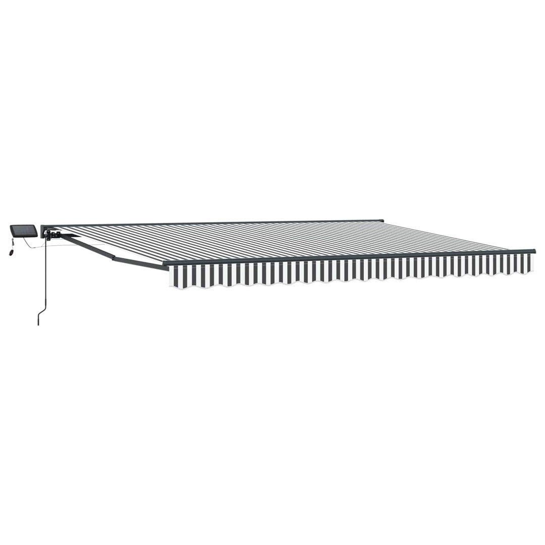 VidaXL Polyester Cover Retractable Patio Awning