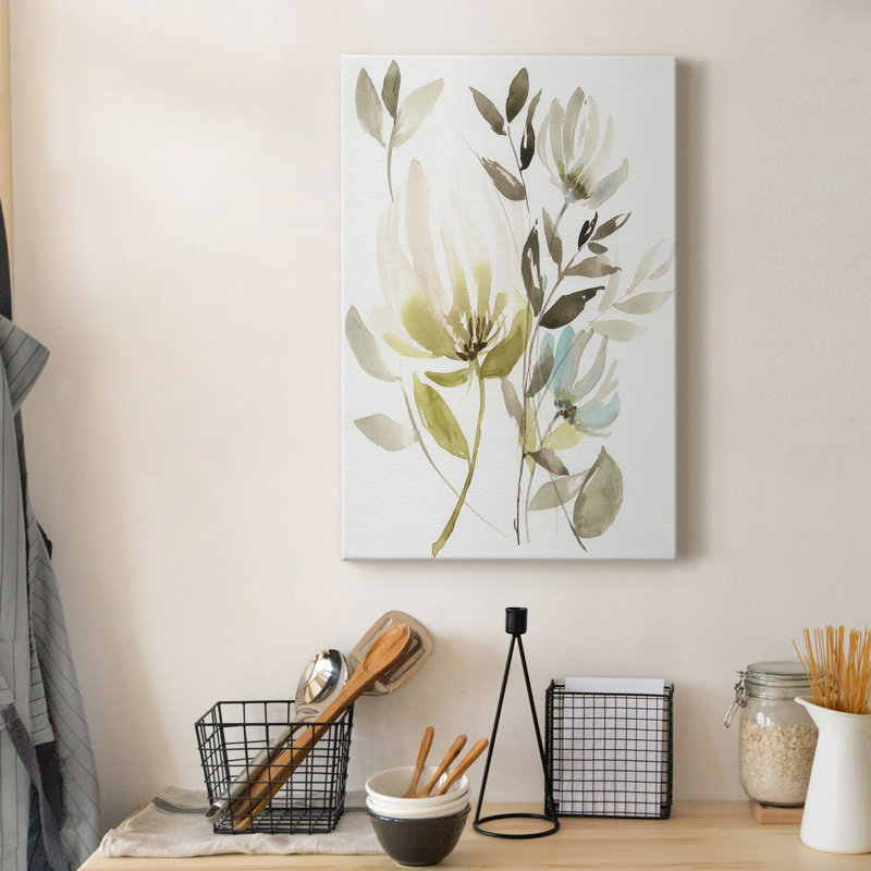 Winter Arrangement II - impression sur toile tendue, H 18 po x l 12 po x P 1 po