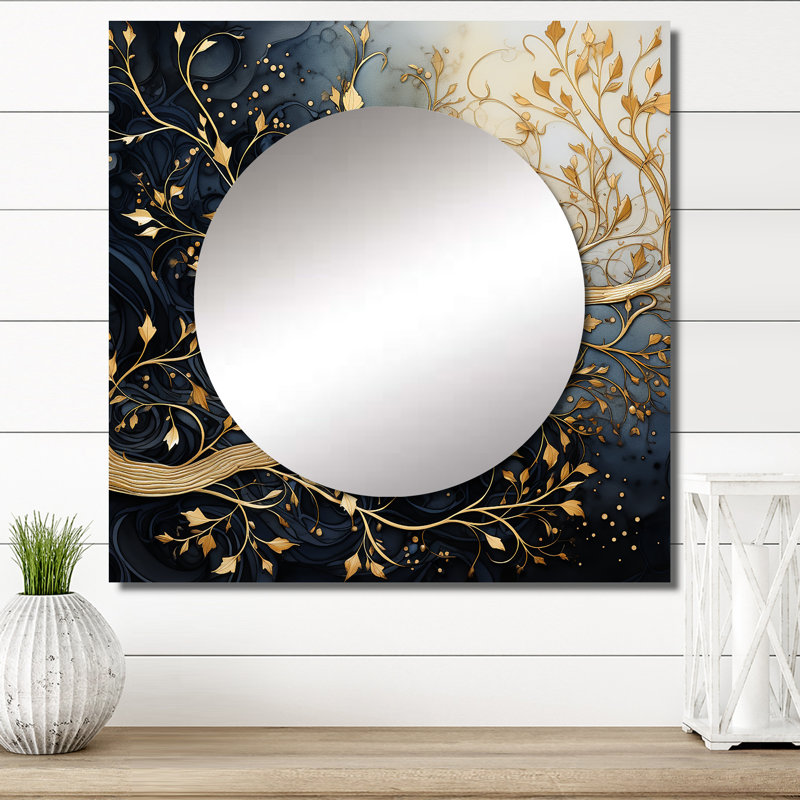 Miroir mural Larhonda, 36 po x 36 po