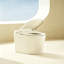 Toilette intelligente 10 po, capteur activé, siège chauffant, bouclier en mousse, lavage de bidet, filtration d'eau et stérilisation