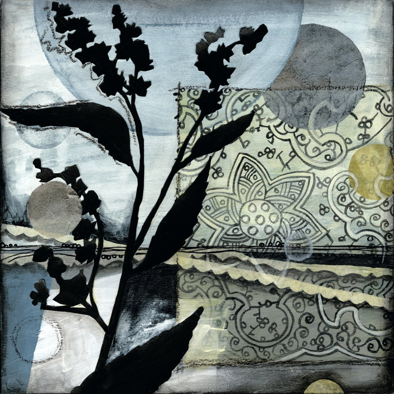 Luminary Silhouette II by Megan Meagher - Wrapped Canvas Painting, 30cm H x 30cm W