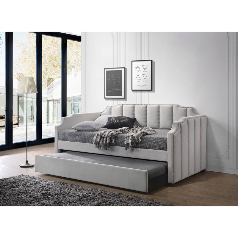 Velvet Daybed W/Trundle (Twin)
