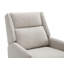 Fauteuil inclinable manuel avec dossier haut pour le salon-759229318