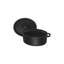 La Cocotte Cast Iron Oval Cocotte, Black-70180246