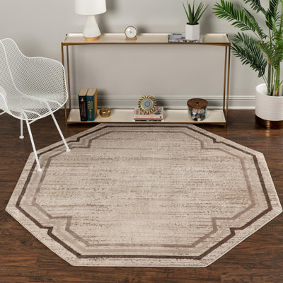 Tapis brun Alfano