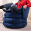 Upholstered Swivel Barrel Chair-315395037
