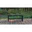 Banc de jardin en bois Khalid