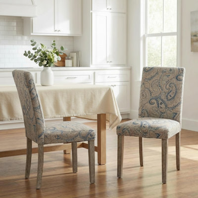 Chaises de salle à manger rembourrées en bois