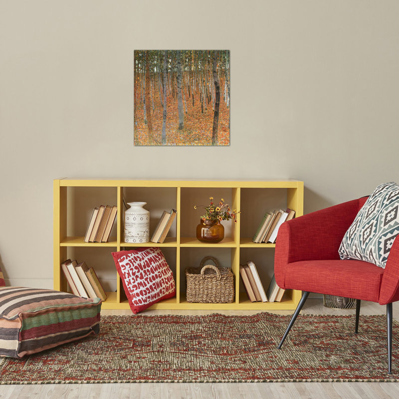 Forest of Beech Trees Landscape Canvas Art Print