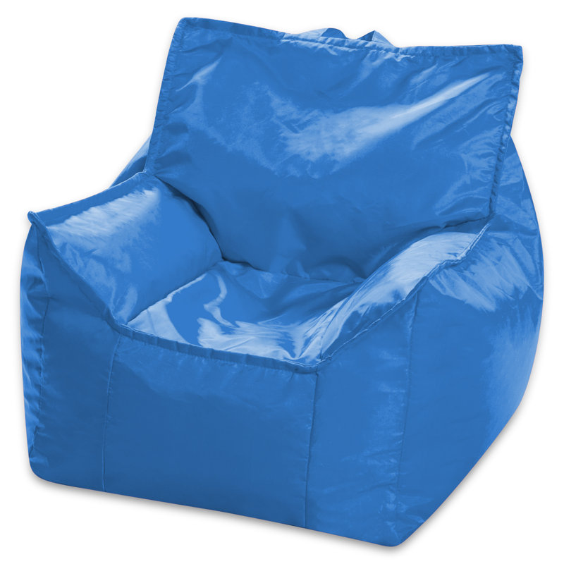 Fauteuil à billes Posh Creations, Mélange de polyester bleu royal