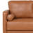 Garren 39.8" Square Arm Tufted Faux Leather Club Chair
