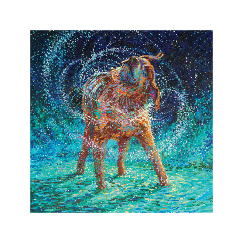 Iris Scott - Wrapped Canvas Print, 93.98 cm H x 93.98 cm W x 1.91 cm D