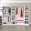 Regael 100% MELAMINE COATED PARTICLE BOARD Wardrobe