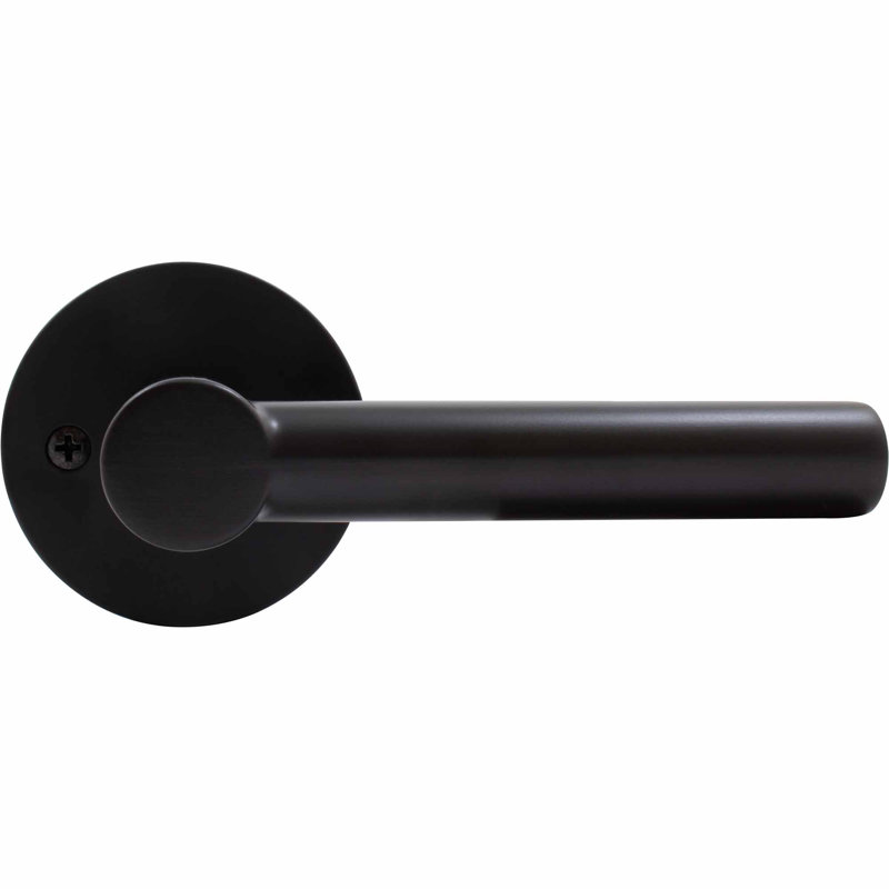 Poignée de porte avec Zurich, Noir mat