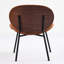 Chaise orange au fini noyer - rembourrage très confortable de style Mid-Century Sw1871og spacieux et confortable-611023224