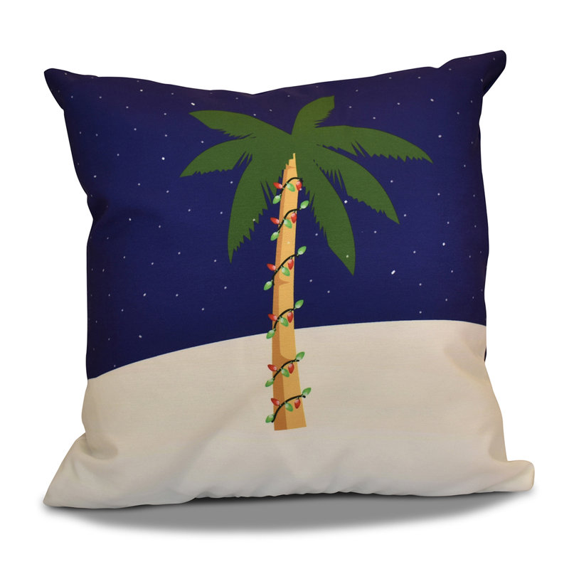 Housse et insert de coussin carré Coastal Christmas, H 20 po x l 20 po