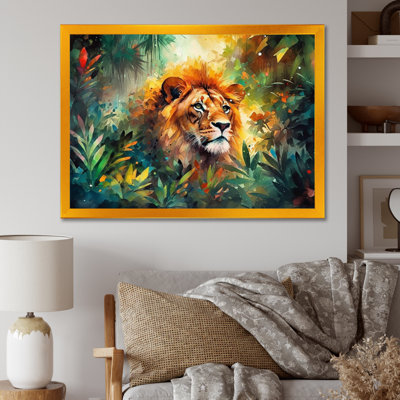 " Colourful Lion Portrait II "