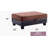 Elegant Chocolate Upholstered Ottoman