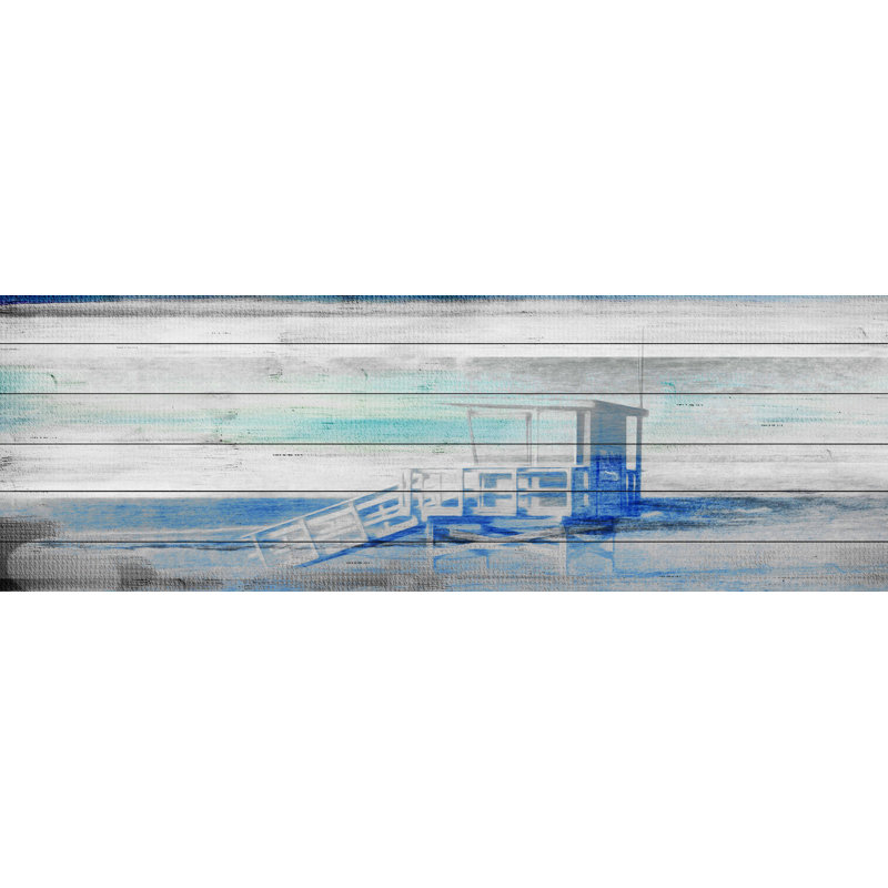 «Blytheville Guard House» par Parvez Taj - impression panoramique sur bois, H 20 po x l 60 po x P 1,5 po