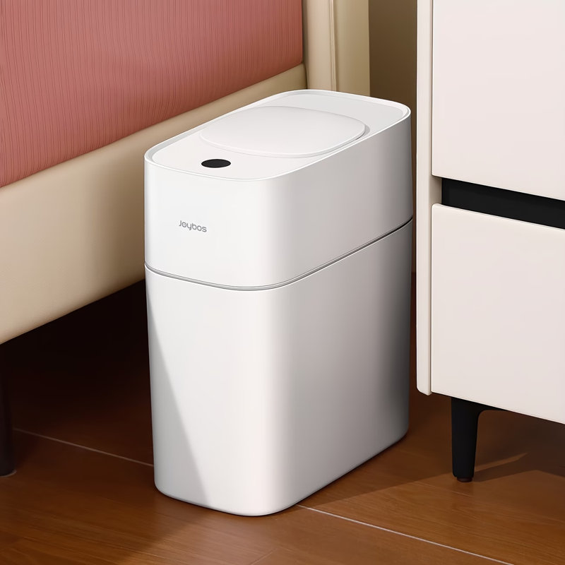 Joybos 3 Gallon Touchless Motion Sensor Waste basket, Automatic Waterproof Smart Waste basket with Lid
