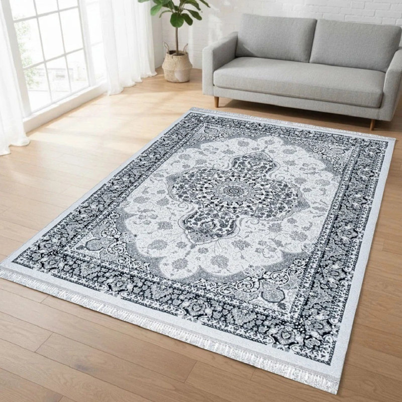 Area Rug, Grey, Rectangle 120 x 170 cm