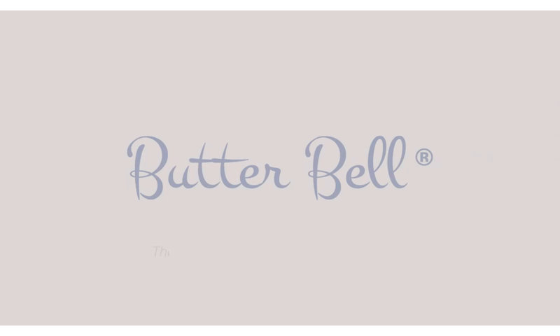 Matte Black Ceramic Butter Bell Crock for Spreadable Butter