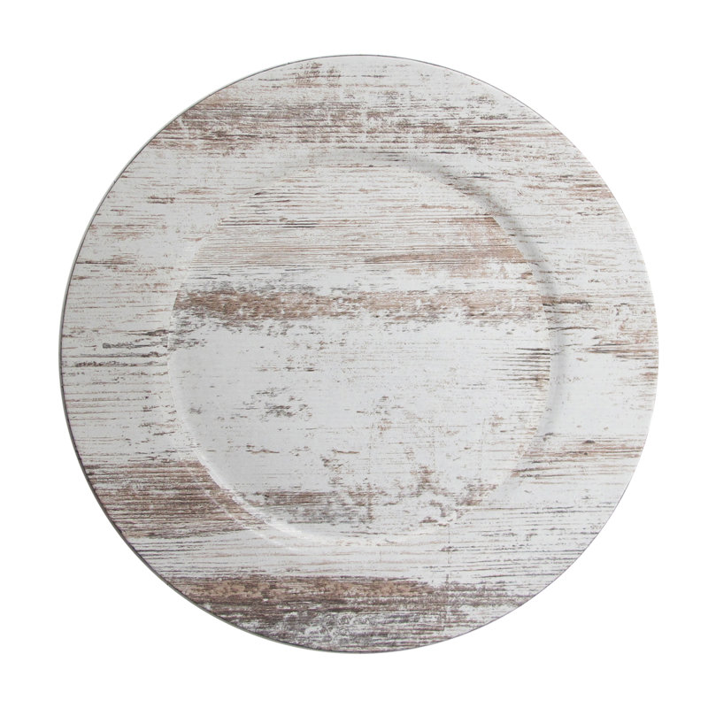 13" Charger Plate, Birch Wood