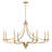 Preserve 8-Light Chandelier in Warm Brass-523781807