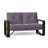 Vale 60.5'' Wide Aluminum Loveseat with Cushions-41306207-41308121