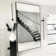 Vertell Oversize Rectangle Full Length Mirror Metal Mirror for GYM/ Bedroom with Stand