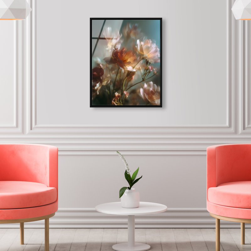 Mystic Meadow Print, 31"H x 25"W, Black Floater Frame