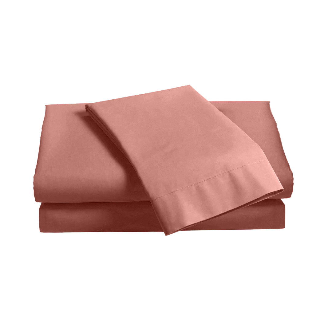 Percale Valance Sheet Polycotton Solid Colour Bed Sheet Single Double King Super King Machine Washable High Quality