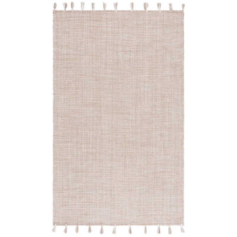 Abinadi Flatweave Cotton Rug, Rectangle 5' x 8'
