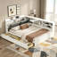 Lit plateforme en bois avec tête de lit-2117022573-2117022572