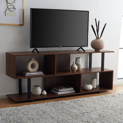 Jarrett Media Stand - Modern TV Console with Metal Accents, Entertainment Center