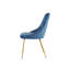 Chaise d'appoint, velours jaune avec pieds noirs-87543332-87543325