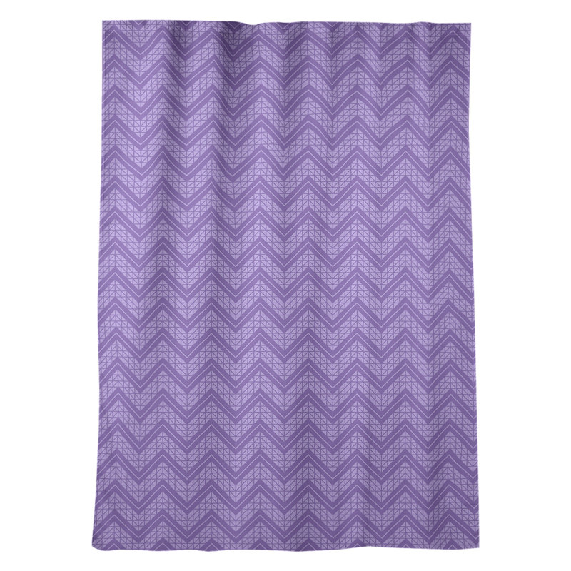 Panneau de rideau simple occultant et isolant avec passe-tringle à main classique Stephenie, Mauve