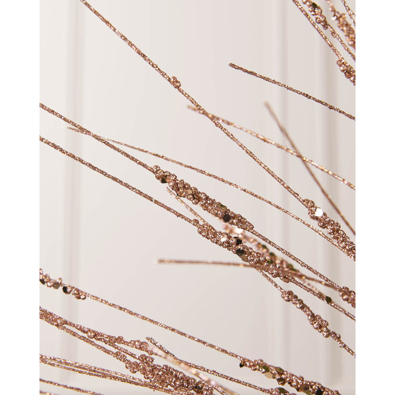 100cm Polystyrene Spray, rose gold