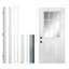 Contemporary Style for Home's Front Entrance Entry Door-116437013