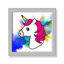 Art sur toile licorne arc-en-ciel-47848628-47848641