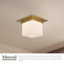 Mineral 8-in Brass Flush Mount-1180263548-1180263549