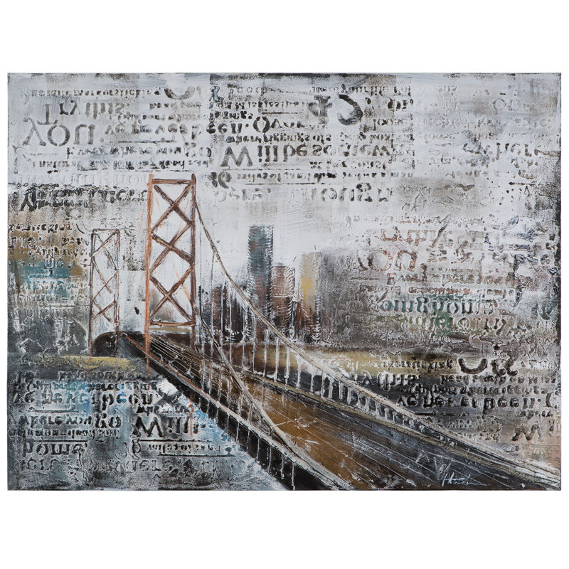 Reproduction d’art sur toile tendue, "the bridge"