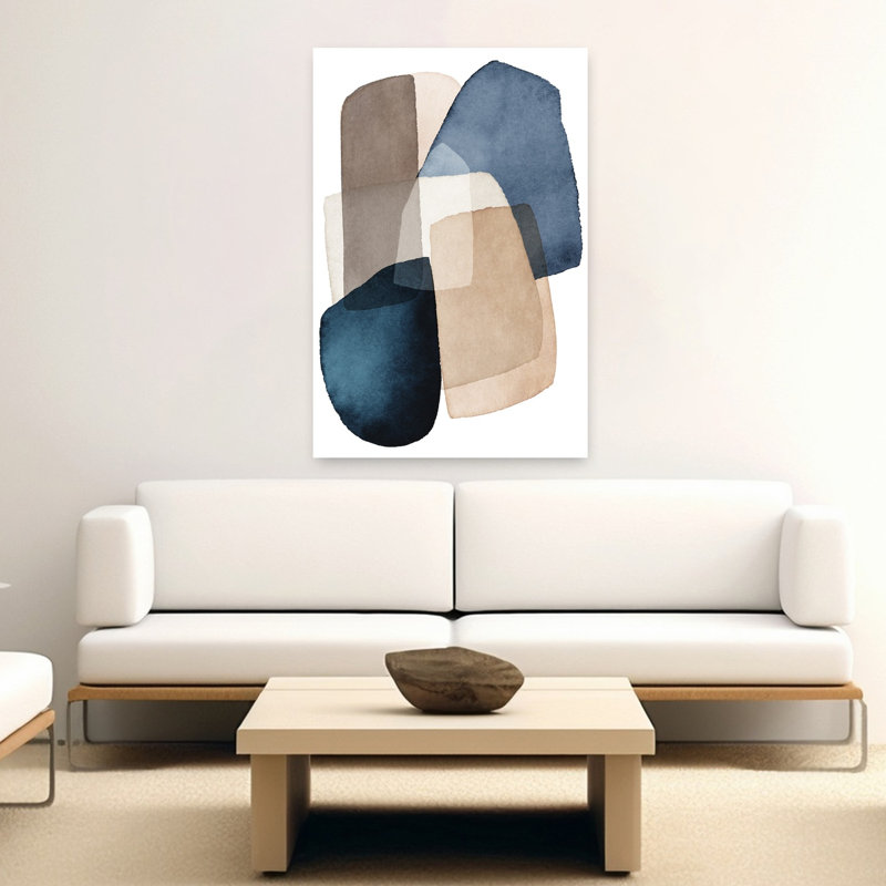Art contemporain, art contemporain abstrait, H 60 po x l 40 po